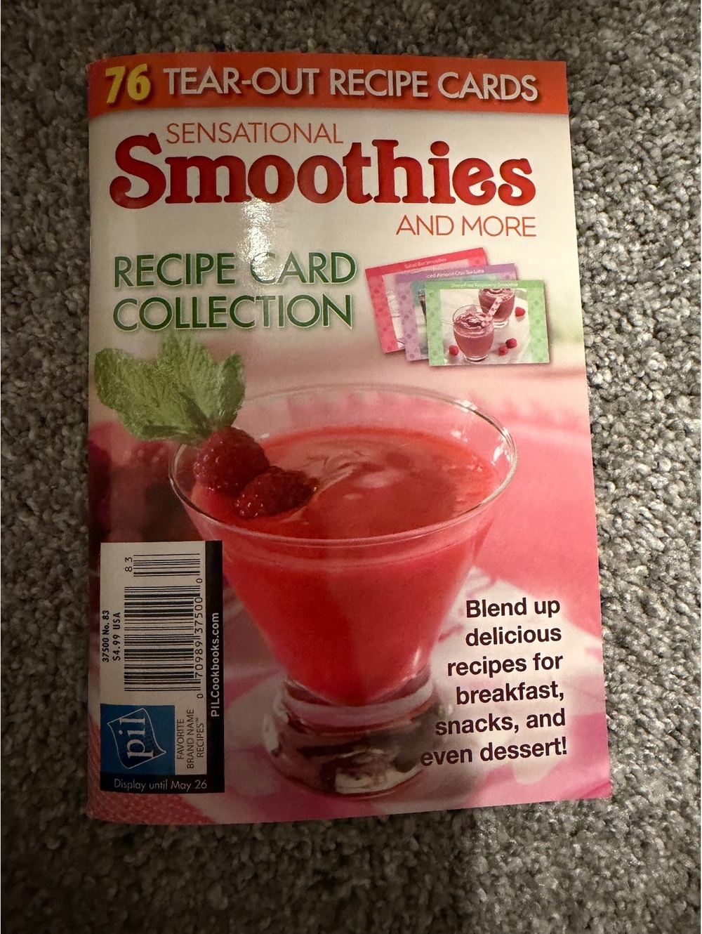 Sensational Smoothies and More Recipe Card Collection - 76 Tear-Out Recipe Cards